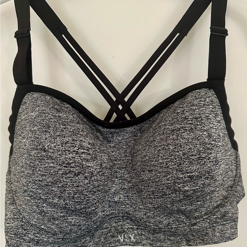 Victoria’s Secret VSX Black and Gray Sports Bra